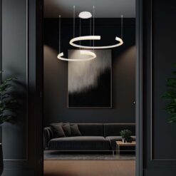 LED κρεμαστό φωτιστικό οροφής Designer 48W 4000K φυσικό λευκό με λευκό σώμα dimmable V-TAC – 14993