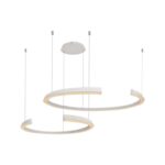 LED κρεμαστό φωτιστικό οροφής Designer 48W 4000K φυσικό λευκό με λευκό σώμα dimmable V-TAC – 14993
