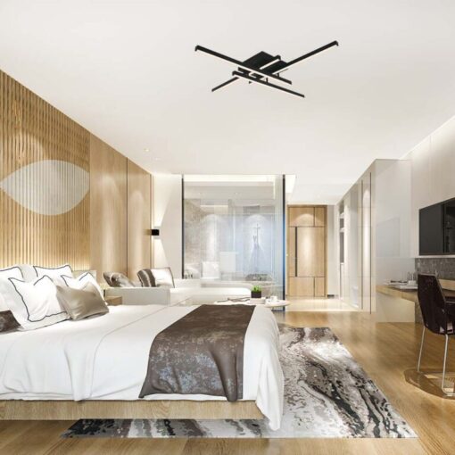 LED φωτιστικό οροφής Designer 38W 4000Κ φυσικό λευκό με μαύρο σώμα V-TAC – 14995