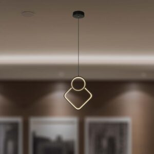 Κρεμαστό LED Φωτιστικό 12W Μαύρο V-TAC 1280lm Φυσικό Λευκό 4000K – 14998