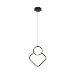 Κρεμαστό LED Φωτιστικό 12W Μαύρο V-TAC 1280lm Φυσικό Λευκό 4000K – 14998
