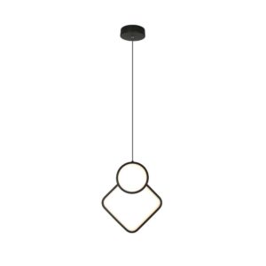 Κρεμαστό LED Φωτιστικό 12W Μαύρο V-TAC 1280lm Φυσικό Λευκό 4000K – 14998