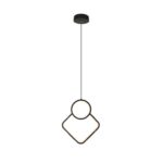 LED κρεμαστό φωτιστικό οροφής Designer 12W 4000K φυσικό λευκό με μαύρο σώμα V-TAC – 14999