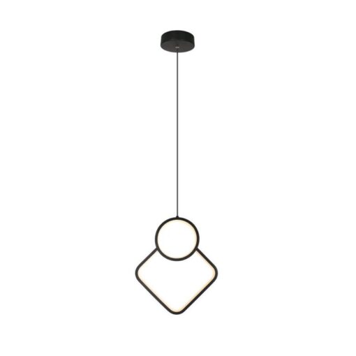 LED κρεμαστό φωτιστικό οροφής Designer 12W 4000K φυσικό λευκό με μαύρο σώμα V-TAC – 14999