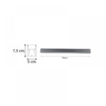 InLight Κρεμαστό φωτιστικό LED 50W 3CCT (By Switch) από αλουμίνιο σε μαύρη απόχρωση D:150cm (6072-150-BL)