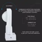 Ανιχνευτής κίνησης/παρουσίας Infrared Max 1000W Λευκός V-TAC – 1500