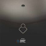 Κρεμαστό LED Φωτιστικό 12W Λευκό V-TAC 1280lm Θερμό Λευκό 3000K – 15000