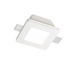IDEAL LUX Χωνευτό Φωτιστικό Τοίχου SAMBA 1xGU10 Λευκού Χρώματος – 150116