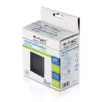 Ανιχνευτής κίνησης χωνευτός Microwave Max 300W LED Μαύρος V-TAC – 15031