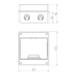 ΠΙΝΑΚΑΣ ΕΞΩΤΕΡΙΚΟΣ LUX 1Χ7 IP55 PE+N EUROLAMP – 151-25131