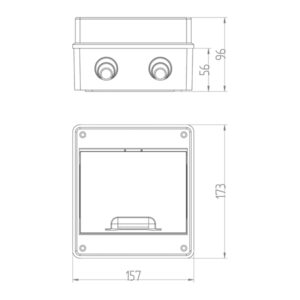 ΠΙΝΑΚΑΣ ΕΞΩΤΕΡΙΚΟΣ LUX 1Χ7 IP55 PE+N EUROLAMP – 151-25131