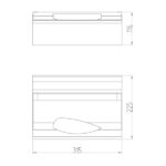 ΠΙΝΑΚΑΣ ΕΞΩΤΕΡΙΚΟΣ ΠΛΑΣΤΙΚΟΣ GREEN 1X12+2 IP40 (PE+N) EUROLAMP – 151-25240