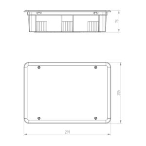 ΜΠΟΥΑΤ ΧΩΝΕΥΤΟ 264X177X76 EUROLAMP – 151-25348