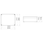 ΜΠΟΥΑΤ ΕΞΩΤΕΡΙΚΟ ΒΙΟΜΗΧΑΝΙΚΟ 313Χ253Χ115 IP65 EUROLAMP – 151-25549