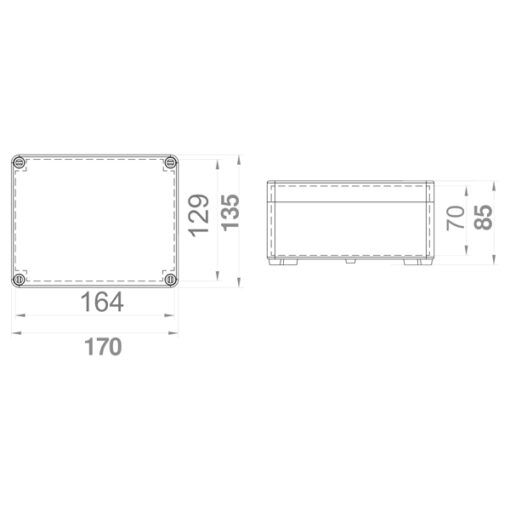 ΜΠΟΥΑΤ ΕΞΩΤΕΡΙΚΟ ΒΙΟΜΗΧΑΝΙΚΟ 170Χ135Χ85 IP65 EUROLAMP – 151-25555