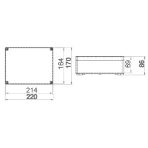 ΜΠΟΥΑΤ ΕΞΩΤΕΡΙΚΟ ΒΙΟΜΗΧΑΝΙΚΟ 220Χ170Χ86 IP65 EUROLAMP – 151-25559