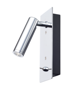 ACA DECOR  Επίτοιχο Φωτιστικό LED 3W 4000K Χωνευτό Μεταλλικό Χρώμιο