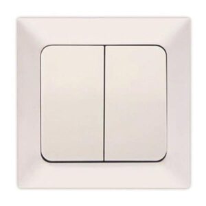 ΔΙΑΚΟΠΤΗΣ ΜΕΣΑΙΟΣ A/R ΛΕΥΚΟΣ EUROLAMP ΝΕAD – 152-12005