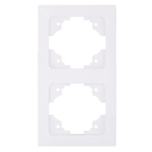 ΠΛΑΙΣΙΟ 2 ΘΕΣΕΩΝ ΛΕΥΚΟ ΚΑΘΕΤΟ EUROLAMP ΝΕAD – 152-12025