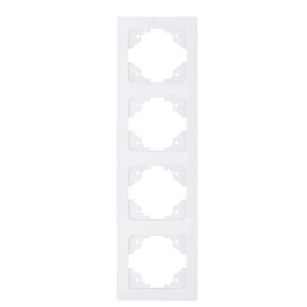 ΠΛΑΙΣΙΟ 4 ΘΕΣΕΩΝ ΛΕΥΚΟ ΚΑΘΕΤΟ EUROLAMP ΝΕAD – 152-12027