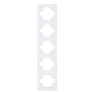 ΠΛΑΙΣΙΟ 5 ΘΕΣΕΩΝ ΛΕΥΚΟ ΚΑΘΕΤΟ EUROLAMP ΝΕAD – 152-12028