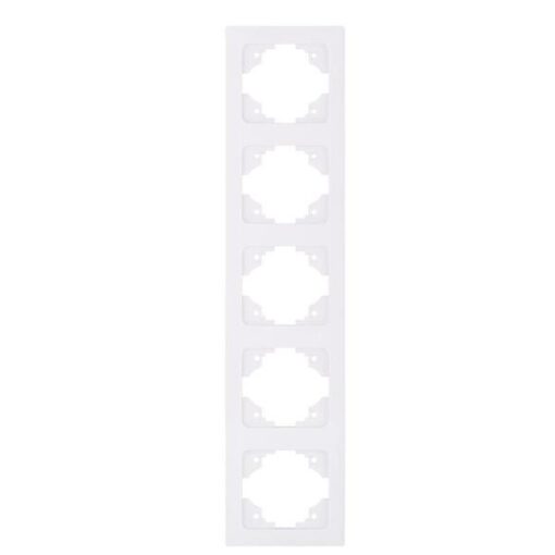 ΠΛΑΙΣΙΟ 5 ΘΕΣΕΩΝ ΛΕΥΚΟ ΚΑΘΕΤΟ EUROLAMP ΝΕAD – 152-12028