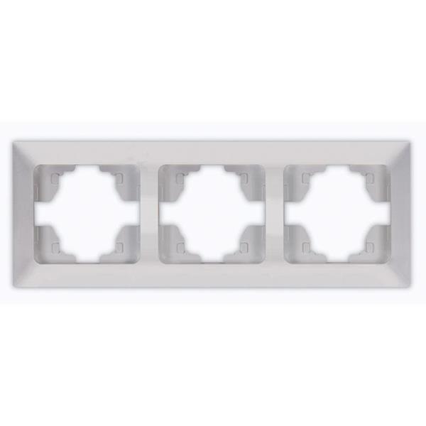 ΠΛΑΙΣΙΟ 3 ΘΕΣΕΩΝ ΝΙΚΕΛ MAT ΟΡΙΖΟΝΤΙΟ EUROLAMP ΝΕAD – 152-12222