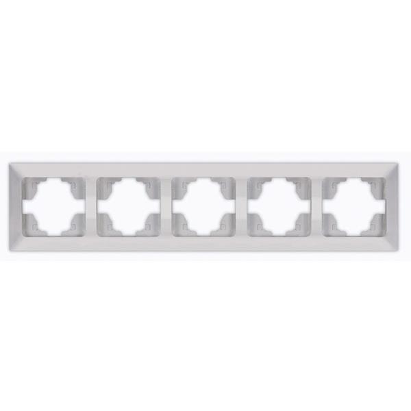 ΠΛΑΙΣΙΟ 5 ΘΕΣΕΩΝ ΝΙΚΕΛ MAT ΟΡΙΖΟΝΤΙΟ EUROLAMP ΝΕAD – 152-12224