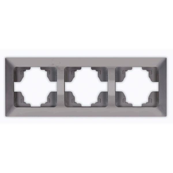 ΠΛΑΙΣΙΟ 3 ΘΕΣΕΩΝ ΓΡΑΦΙΤΗΣ ΟΡΙΖΟΝΤΙΟ EUROLAMP ΝΕAD – 152-12322