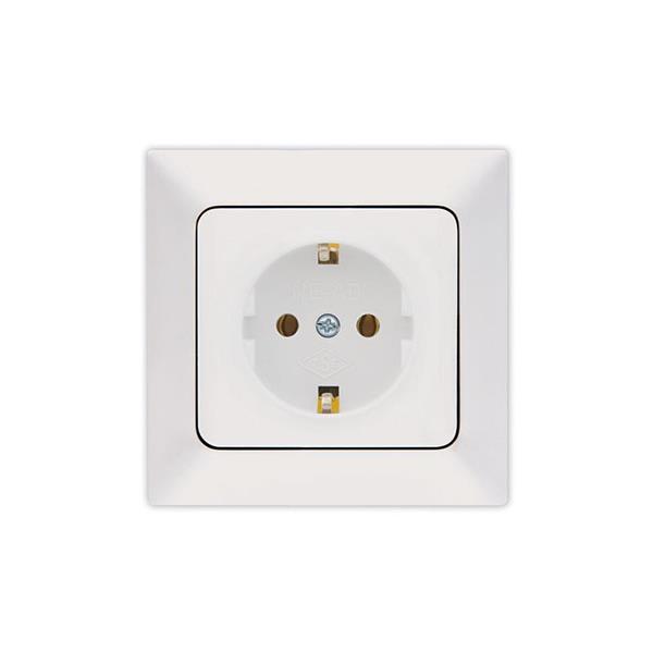 ΠΡΙΖΑ ΣΟΥΚΟ 16A ΛΕΥΚΗ EUROLAMP ΝΕAD – 152-16000