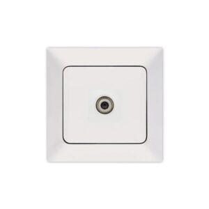 ΠΡΙΖΑ TV F CONNECTOR ΛΕΥΚΗ EUROLAMP ΝΕAD – 152-16011