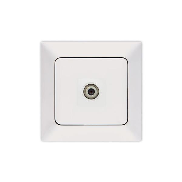 ΠΡΙΖΑ TV F CONNECTOR ΛΕΥΚΗ EUROLAMP ΝΕAD – 152-16011