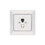 ΠΡΙΖΑ ΤΗΛΕΦΩΝΟΥ MONH RJ 11 ΛΕΥΚΗ EUROLAMP ΝΕAD – 152-16013
