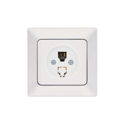 ΠΡΙΖΑ ΤΗΛΕΦΩΝΟΥ MONH RJ 11 ΛΕΥΚΗ EUROLAMP ΝΕAD – 152-16013