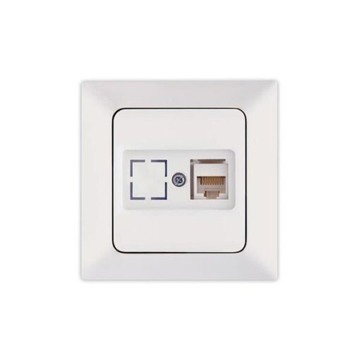 ΠΡΙΖΑ DATA CAT 6 RJ 45 MONH ΛΕΥΚΗ EUROLAMP ΝΕAD – 152-16015