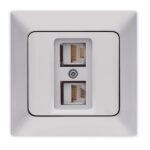 ΠΡΙΖΑ DATA ΔΙΠΛΗ CAT 6 RJ 45 ΝΙΚΕΛ MAT EUROLAMP ΝΕAD – 152-16216