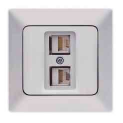 ΠΡΙΖΑ DATA ΔΙΠΛΗ CAT 6 RJ 45 ΝΙΚΕΛ MAT EUROLAMP ΝΕAD – 152-16216