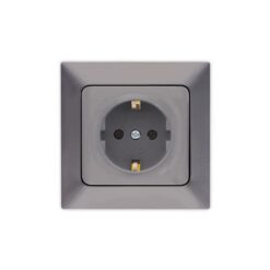 ΠΡΙΖΑ ΣΟΥΚΟ 16A ΓΡΑΦΙΤΗΣ EUROLAMP ΝΕAD – 152-16300