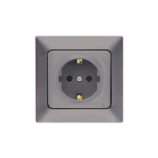 ΠΡΙΖΑ ΣΟΥΚΟ 16A ΓΡΑΦΙΤΗΣ EUROLAMP ΝΕAD – 152-16300