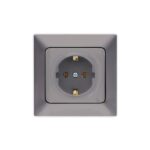 ΠΡΙΖΑ ΣΟΥΚΟ ΠΡΟΣΤΑΣΙΑΣ 16A ΓΡΑΦΙΤΗΣ EUROLAMP ΝΕAD – 152-16301