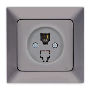 ΠΡΙΖΑ ΤΗΛΕΦΩΝΟΥ MONH RJ 11 ΓΡΑΦΙΤΗΣ EUROLAMP ΝΕAD – 152-16313