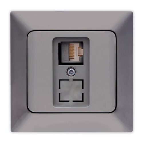 ΠΡΙΖΑ DATA MONH CAT 6 RJ 45 ΓΡΑΦΙΤΗΣ EUROLAMP ΝΕAD – 152-16315