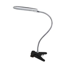 Φωτιστικό Γραφείου LED με Κλιπ 5W Μαύρο Φυσικό Λευκό 4000K ACA DECOR – 15205LEDBKC