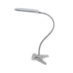 Φωτιστικό Γραφείου LED με Κλιπ 5W Γκρι Φυσικό Λευκό 4000K ACA DECOR – 15205LEDGYC