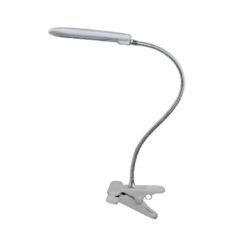 Φωτιστικό Γραφείου LED με Κλιπ 5W Γκρι Φυσικό Λευκό 4000K ACA DECOR – 15205LEDGYC
