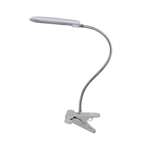 Φωτιστικό Γραφείου LED με Κλιπ 5W Γκρι Φυσικό Λευκό 4000K ACA DECOR – 15205LEDGYC