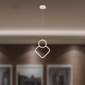 LED κρεμαστό φωτιστικό οροφής Designer 12W 4000K φυσικό λευκό με λευκό σώμα V-TAC – 15338