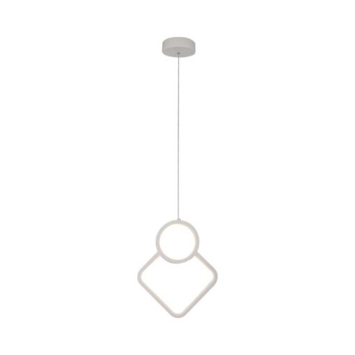 LED κρεμαστό φωτιστικό οροφής Designer 12W 4000K φυσικό λευκό με λευκό σώμα V-TAC – 15338