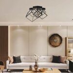 Φωτιστικό οροφής LED 46W 3000K Mαύρο Χρώματος Dimmable V-TAC – 15342