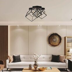 Φωτιστικό οροφής LED 46W 3000K Mαύρο Χρώματος Dimmable V-TAC – 15342